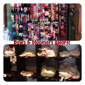 A Tiny Hiney's vast selection of bows & bloomers