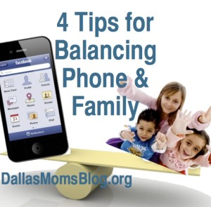 Dallas Moms blog iphone balance 