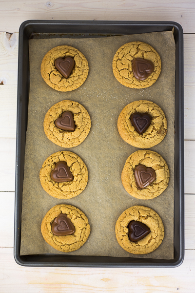 Peanut Butter Heart Cookies-4