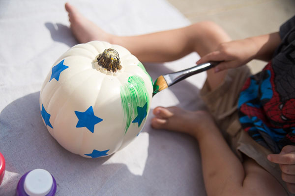Toddler Painted Pumpkin-8