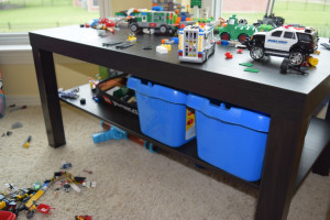 IKEA Table turned Lego Table
