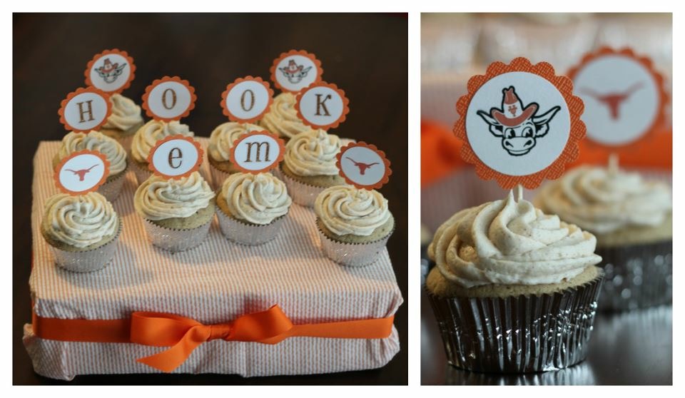 Football Themed Cupcakes - Dallas Moms Blog