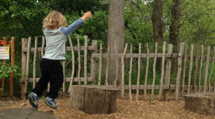 kid at Dogwood Canyon Audubon Center Cedar Hill TX