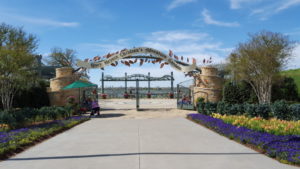 Entrance to the Children's Garden at the Dallas Arboretum