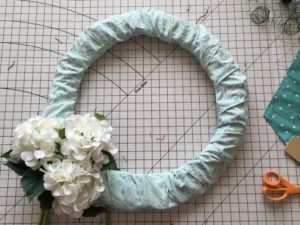 Ribbon wrapped wreath