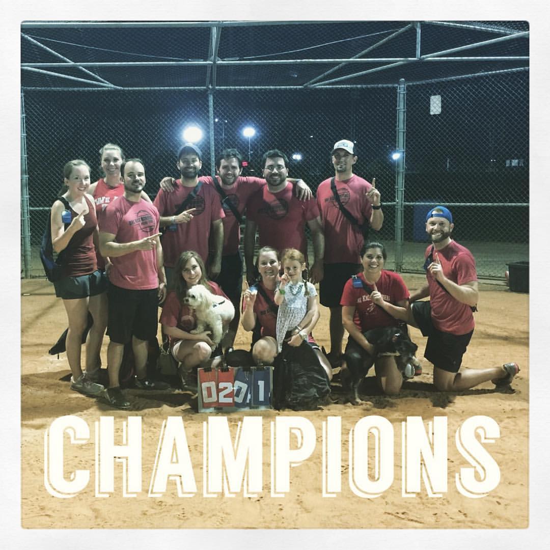 team kickball champions