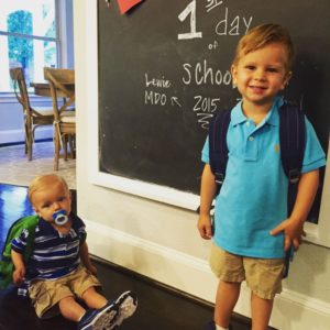 boys first day of school