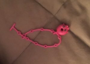 Seriously, this Shopkins bracelet fell out of my bra at the end of the day... how did I not notice that?!
