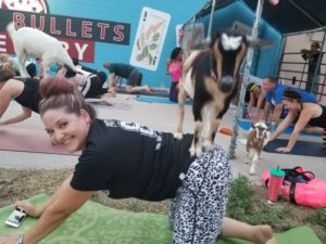 goat yoga