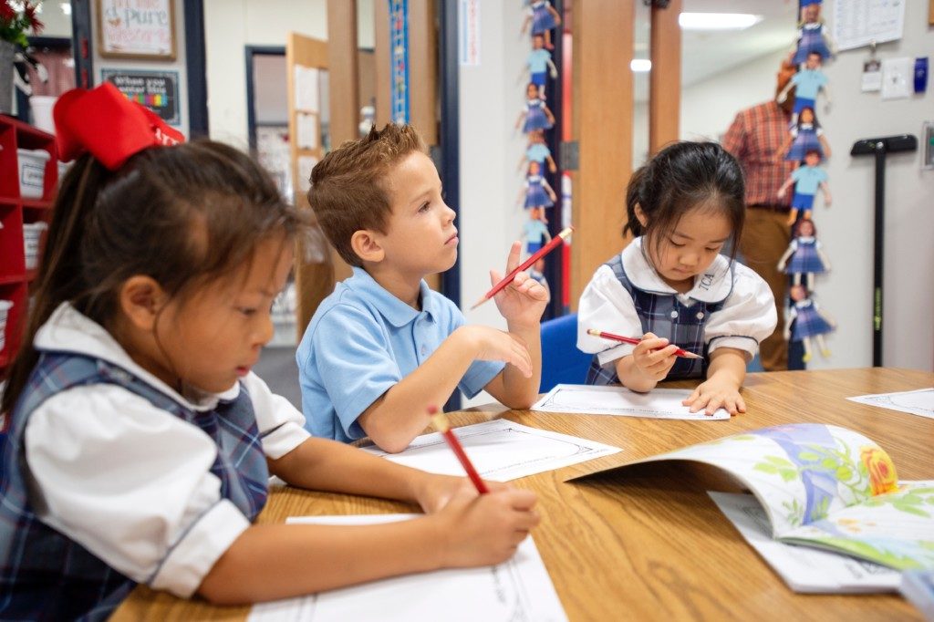 Trinity Christian Academy writing