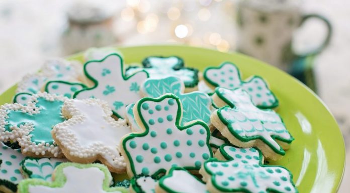 St. Patrick's Day sugar cookies, St. Patrick's day activities for kids