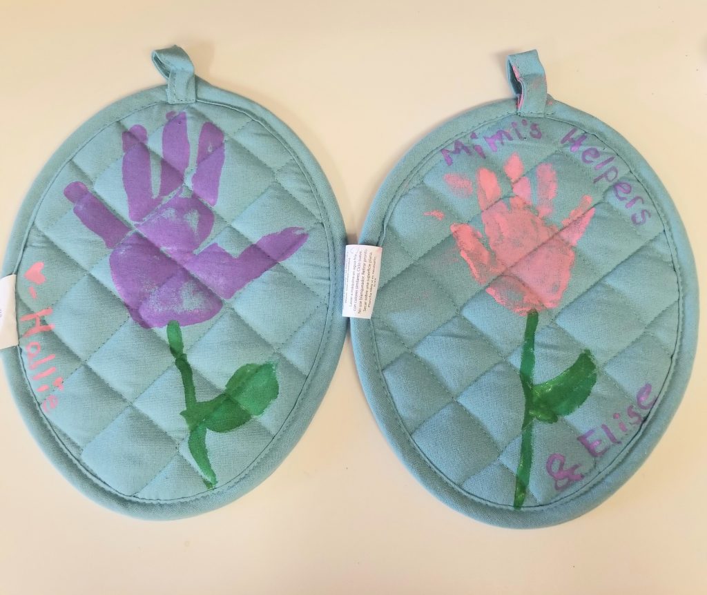 custom mother's day potholders