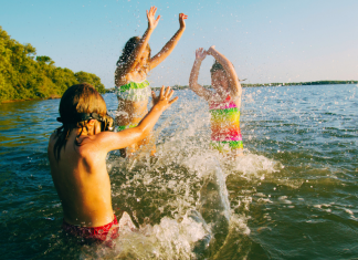 lake swimming near Dallas