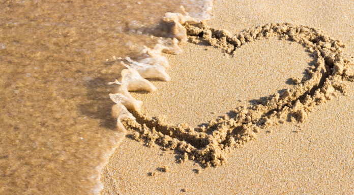 heart in the sand being washed away, lessons from divorce