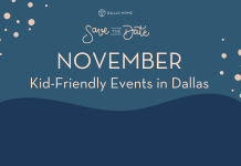 Dallas Moms Save the Date: November kid-friendly events in Dallas