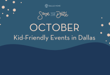 Dallas Moms Save the Date kid-friendly October events