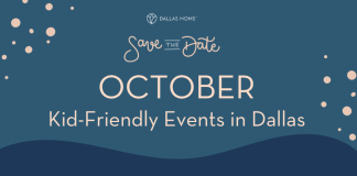 Dallas Moms Save the Date kid-friendly October events